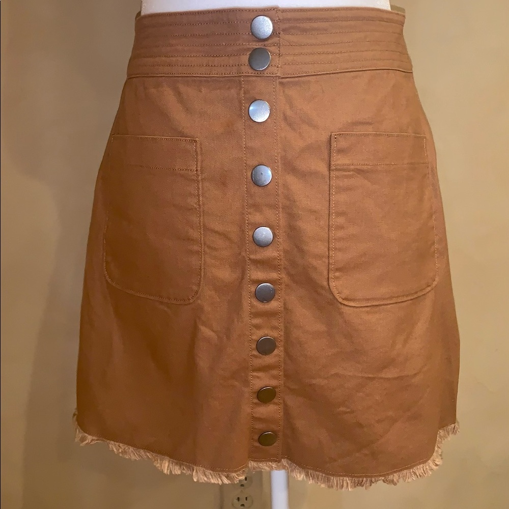 Madewell frayed Skirt